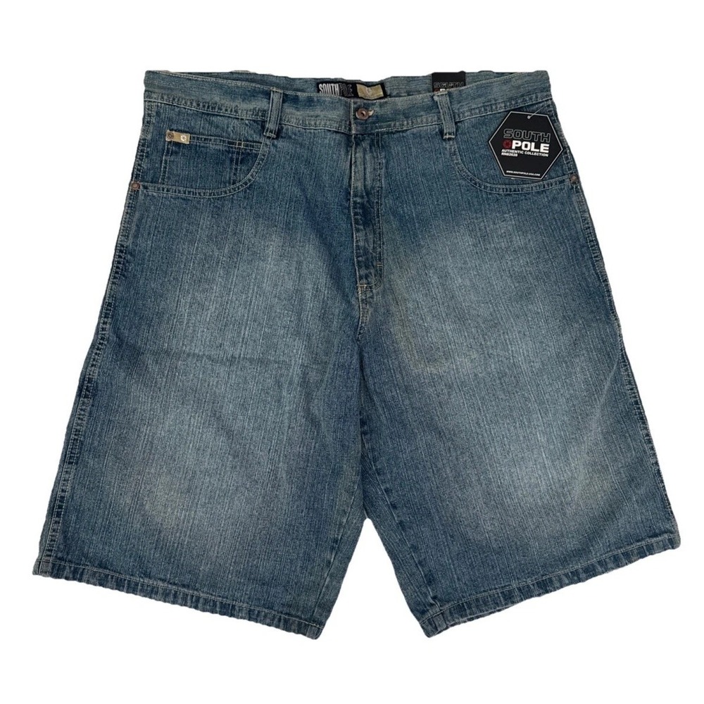 Vintage Y2K Southpole Jeans Shorts Mens 42 Blue Rare NWT!